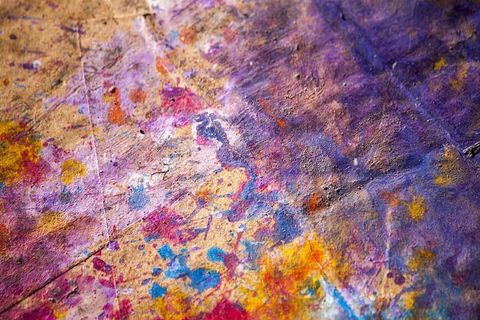 彩色油漆飞溅背景