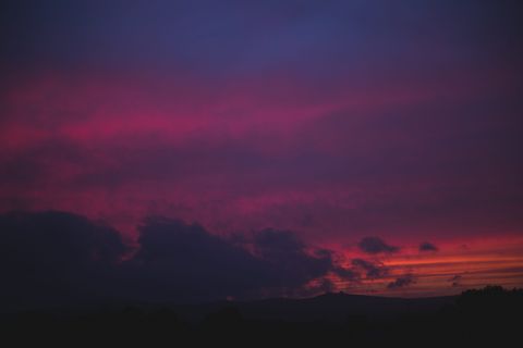 日落，风景，粉色，天空，云天，风景-自然，自然之美，宁静