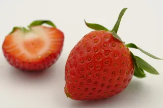 草莓，浆果，切片，水果，水果，夏天，美味，甜