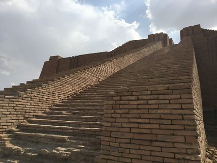 ziggurat，伊拉克，古老，古董，大，建筑，建筑，文明