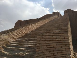 ziggurat，伊拉克，古老，古董，大，建筑，建筑，文明