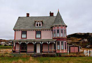房屋，建筑，建筑，旧，户外，纽芬兰，加拿大，历史