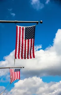 美国国旗,蓝天,云,国旗,自然,天空,美国,国旗 美国国旗,蓝天,云,国旗,自然,天空,美国,国旗