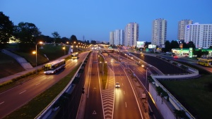 航空、摄影、车辆、街道、城市、卡托维兹、公共空间、前景