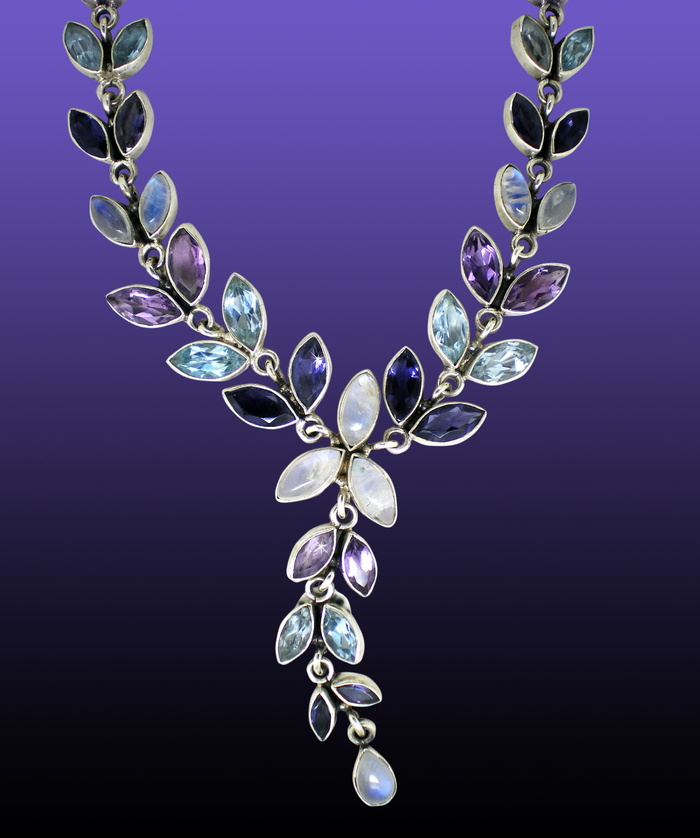 钻石，项链，月光石，宝石，珠宝，珠宝，物品，珠宝