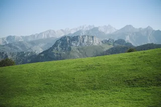 西班牙、欧洲皮科斯、阿斯图里亚斯、山地、绿色、风景、景观、自然