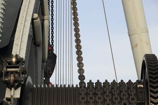 土耳其，伊斯坦布尔，技术，博物馆，技术，博物馆，绞车，电缆，连接