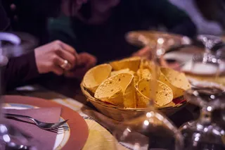 玉米饼的浅焦摄影