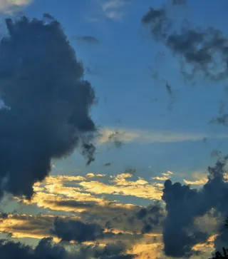 天空，云，辉光，微光，日落，云天，自然之美，风景-自然