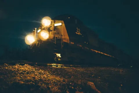 彭萨科拉, 美国, 火车, 32, 夜, 很酷, 交通方式, 交通