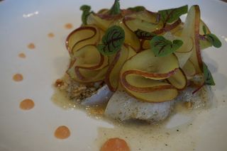 hamachi、李子、苋菜、切维奇、食品、食品和饮料、新鲜度、室内