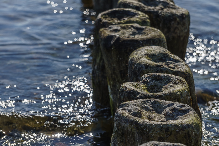 groyne，sea，baltic sea，water，rock，solid，rock-object，聚焦前景