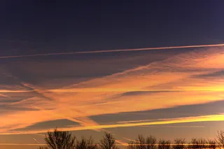 美国，哈特维尔，日出，天空，树木，云天，日落，风景-自然
