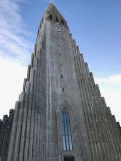 冰岛, Hallgrimskirkja, 雷克雅未克, 雷克雅维克, 教堂, 建设, 天空