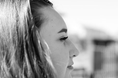 女人，思想，思考，脸，女孩，想法，女性，体贴