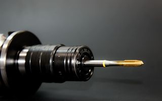 关闭、照片、灰色、棕色、钻头、丝锥、钻头、铣削