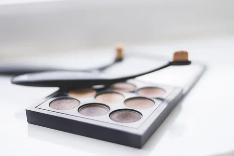 化妆品，包装，刷子，美容，刷子，化妆品，白色，背景