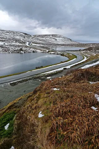 鸟瞰，观景摄影，道路，身体，水，风景，照片，河流