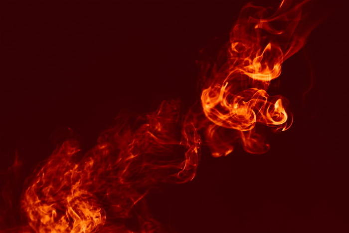 抽象，背景，燃烧，颜色，有色，隔离，烟雾