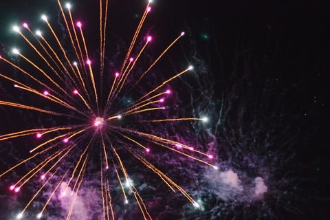 烟花、爆炸、灯光、色彩、篝火、夜晚、11月5日