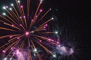 烟花、爆炸、灯光、色彩、篝火、夜晚、11月5日