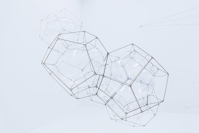 多边缘插图、建筑、结构、艺术、设计、抽象、电线、几何形状