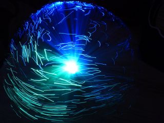 ufolampe, 不明飞行物, 光, 灯, 长时间曝光, 灯, 运动, 照明