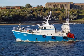 拖网渔船、泰恩河、北盾牌、运输、海船、运输方式、水、海