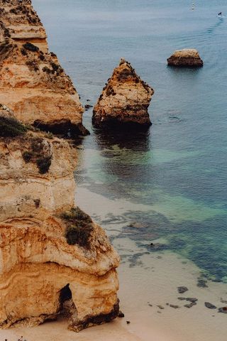 葡萄牙阿尔加维拉各斯的卡米洛海滩（Praia do Camilo）