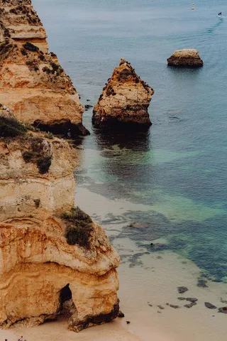 葡萄牙阿尔加维拉各斯的卡米洛海滩（Praia do Camilo）