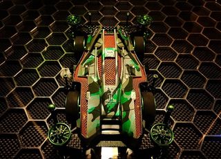 模型，田宫，四轮马车，绘画，改装车，图案，无人，特写