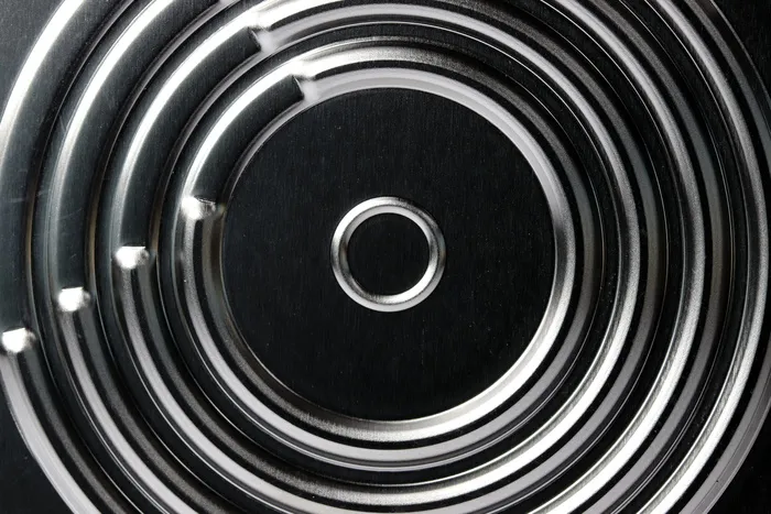 美元、圆、金属、图案、艺术、图形、几何形状、形状