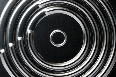 美元、圆、金属、图案、艺术、图形、几何形状、形状