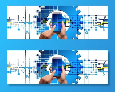 转型、数字化、可视化、数字化、齿轮、工作、设计、智能手机