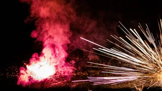 自然, 户外, 火, 烟花, 夜, 篝火, 火焰, 紫色