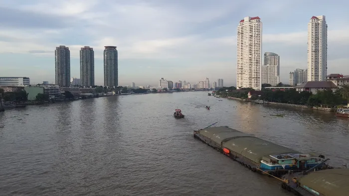 泰国, 曼谷, 河, 建筑外观, 体系结构, 建筑结构, 水, 城市