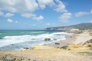 葡萄牙，大海，海滩，天堂，摄影，图片，水，陆地