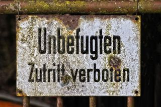 电子邮件标志，珐琅质，禁止，禁令，warnschild，旧标志，旧，薄片