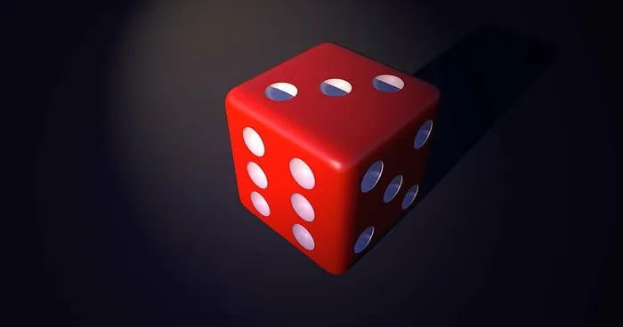 红色，白色，骰子，立方体，游戏，随机，运气，分数