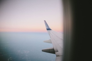 飞机，旅行，冒险，飞机，云，天空，日落，度假