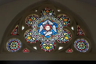 教堂，彩色玻璃，窗户，彩色，马赛克，彩色，艺术，宗教