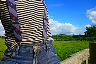 人，坐姿，木制，围栏，身体，腰部，腹部，臀部