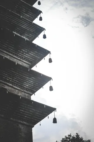 寺庙，建筑，文化，宝塔，乐山，四川，中国，天空