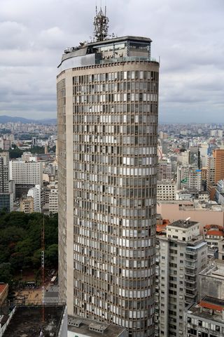 意大利建筑，中心，建筑，蓝天，高层建筑，建筑，巴西圣保罗最高
