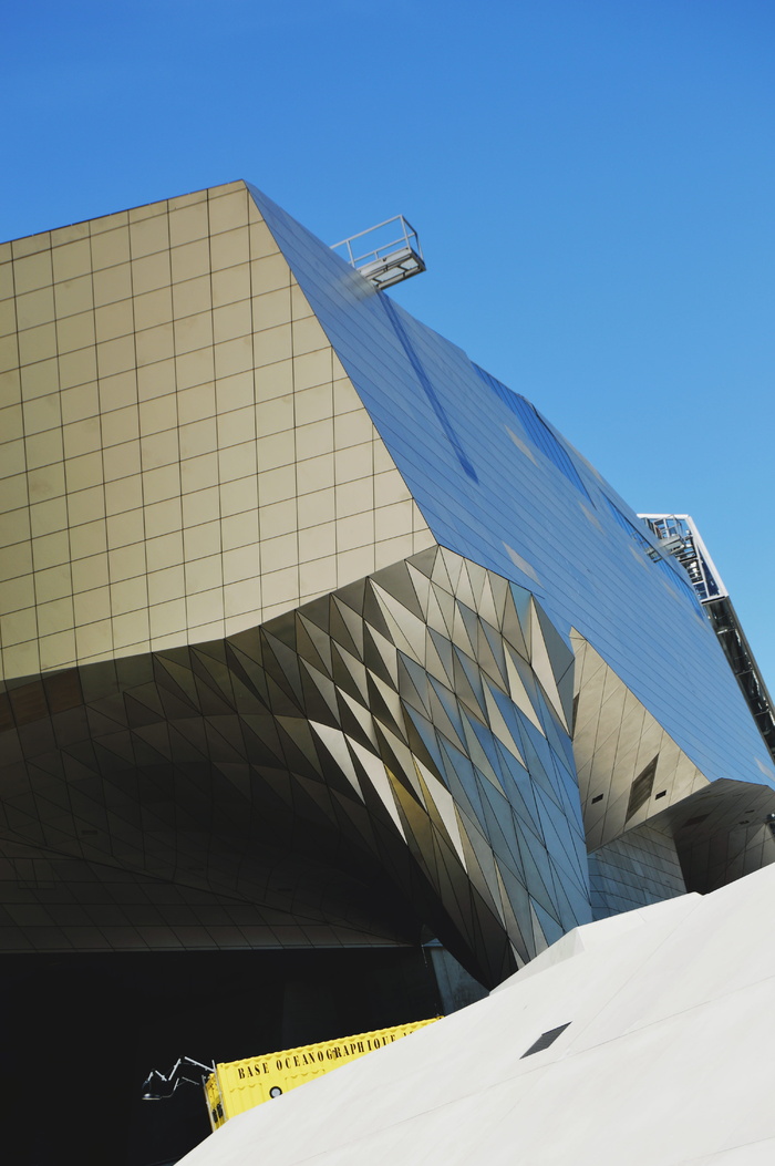 法国、里昂、融合博物馆、建筑、博物馆、天空、自然、建筑结构