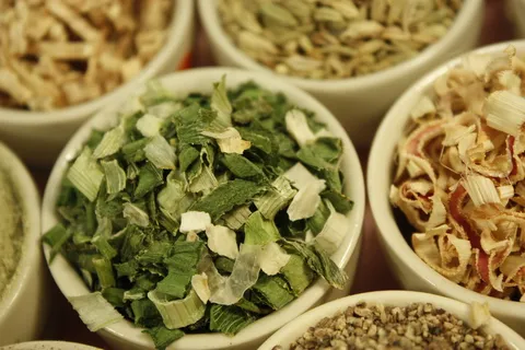 洋葱，蔬菜，干的，香料，香料，食物，药草，特写