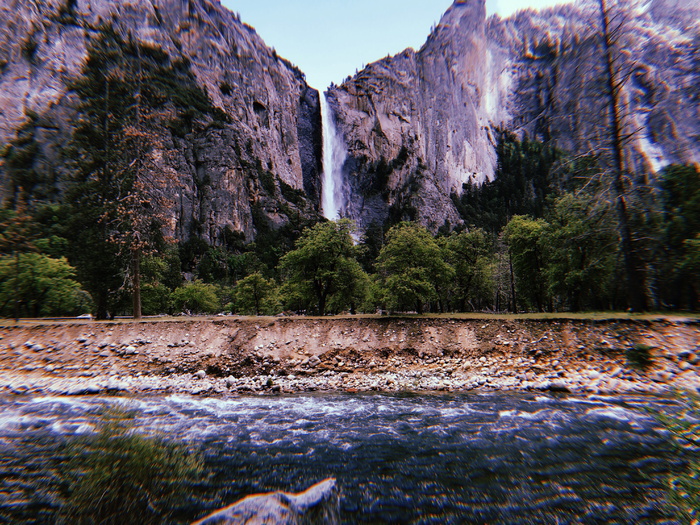 美国，约塞米蒂国家公园，约塞米蒂，瀑布，小溪，树木，山，水