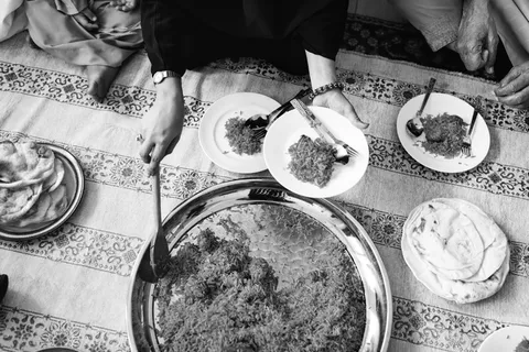 阿拉伯语、比里亚尼语、庆祝、比里亚尼鸡、烹饪、烹饪、文化