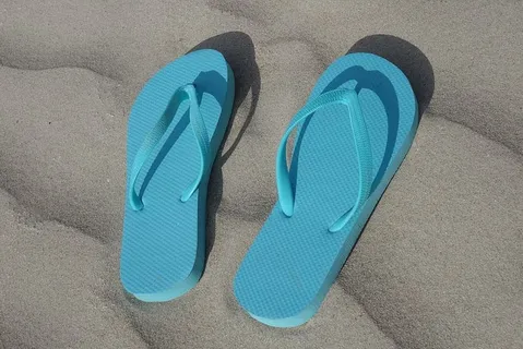 沙滩上的蓝色皮带 沙滩上的蓝色皮带