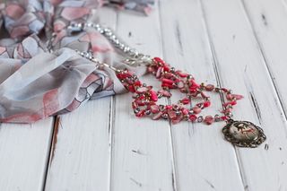 珠子，仿珠宝，配饰，时尚，珠宝，吊坠，优雅，女性